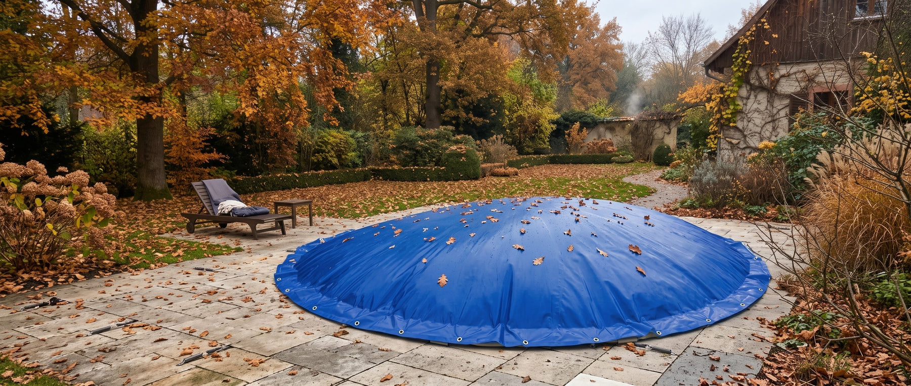 Pool im Winter: Aktive oder passive Einwinterung – und warum die richtige Abdeckung alles entscheidet
