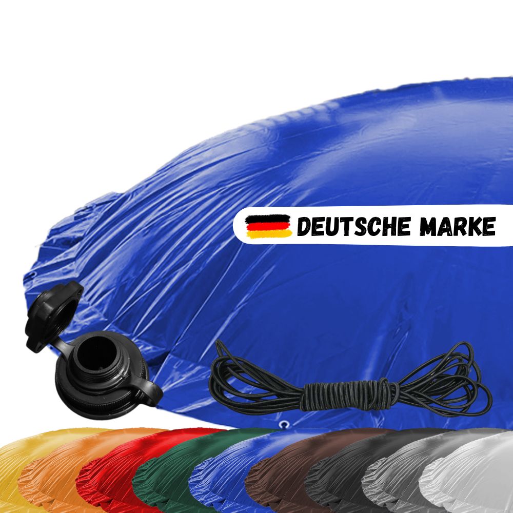 Aufblasbare Poolabdeckung für Achtform - SAXONICA Poolshop