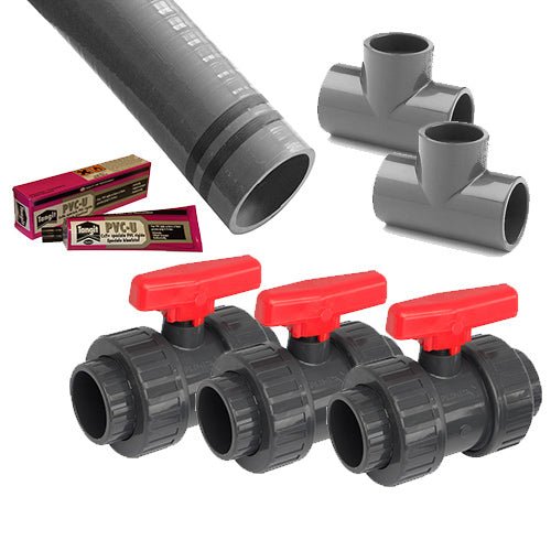 Pool Verrohrung - SAXONICA Poolshop
