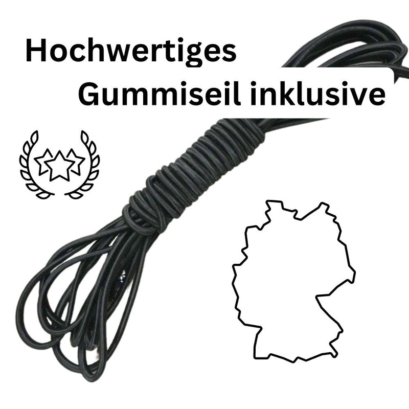 Aufblasbare Poolabdeckung Achtformpool 540 x 350 cm I Achtform Pool 5,4 x 3,5 m I grün (RAL6005) I mit Gummiseil