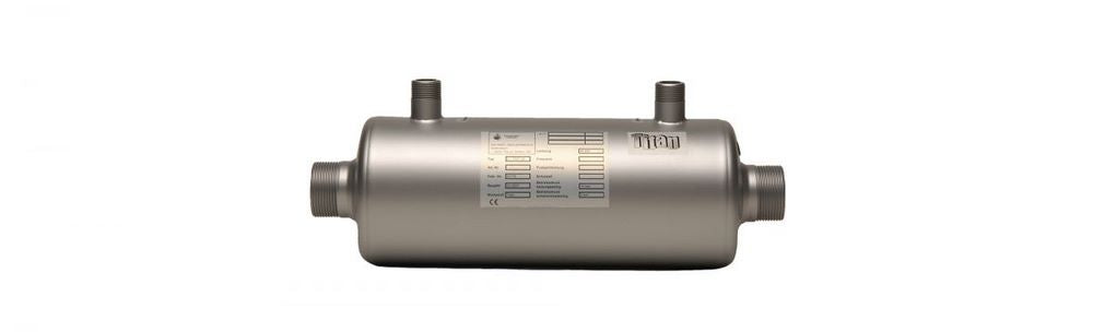 Pool Heizung Wärmetauscher Dapra-TWT-Ti 35 I Titan I 42 kW