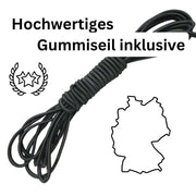 Aufblasbare Poolabdeckung Rundpool Ø 500 cm I Rund Pool 5 m I anthrazit (RAL7016) I mit Gummiseil