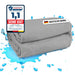 Poolfolie Rechteck Pool I 800 x 400 x 150 cm I 0,8 mm I hellgrau I Keilbiese I ausgebildete Ecken