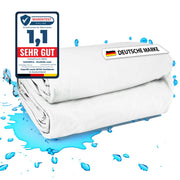 Poolfolie Rechteck Pool I 800 x 400 x 150 cm I 0,8 mm I weiß I Keilbiese I ausgebildete Ecken