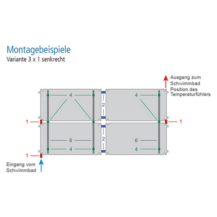 Schwimmbadabsorber HelioPool® S 1,20 qm