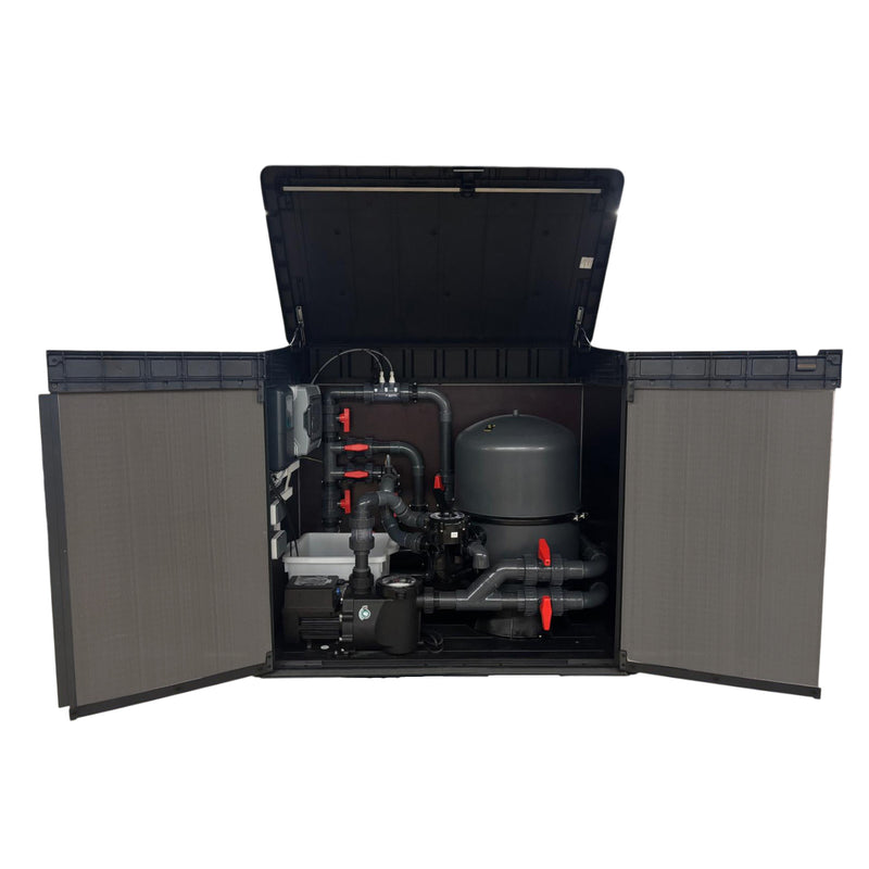 Pool Technikbox I inkl. Dosieranlage Chlor + pH I Bayrol Automatic Cl-pH