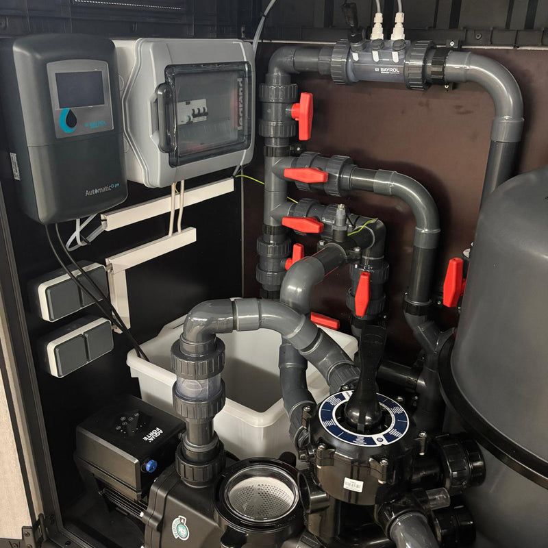 Pool Technikbox I inkl. Dosieranlage Chlor + pH I Bayrol Automatic Cl-pH