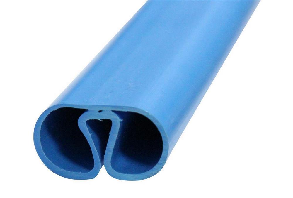 Rund Pool Ø 500 x 120 cm I Grund SET I Poolfolie blau 0,5 mm I Splasher Handlauf