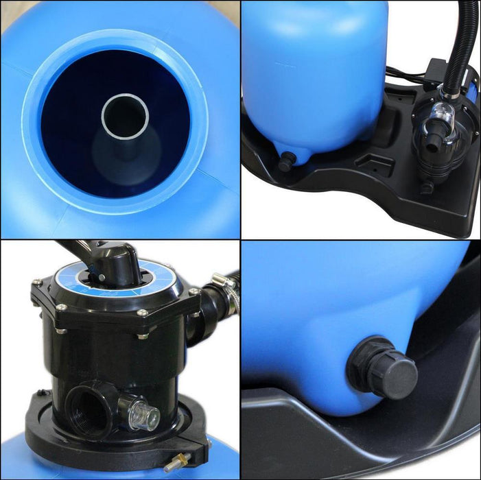 Sandfilteranlage Trend Top Ø 500 mm I 6-Wege-Ventil I Speck Aqua Plus 11 I bis 56 m³