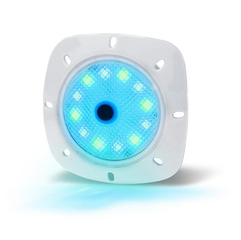 Pool Licht LED Magnet Scheinwerfer I 4 Watt RGB I Gehäuse Weiß