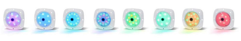 Pool Licht LED Magnet Scheinwerfer I 4 Watt RGB I Gehäuse Weiß