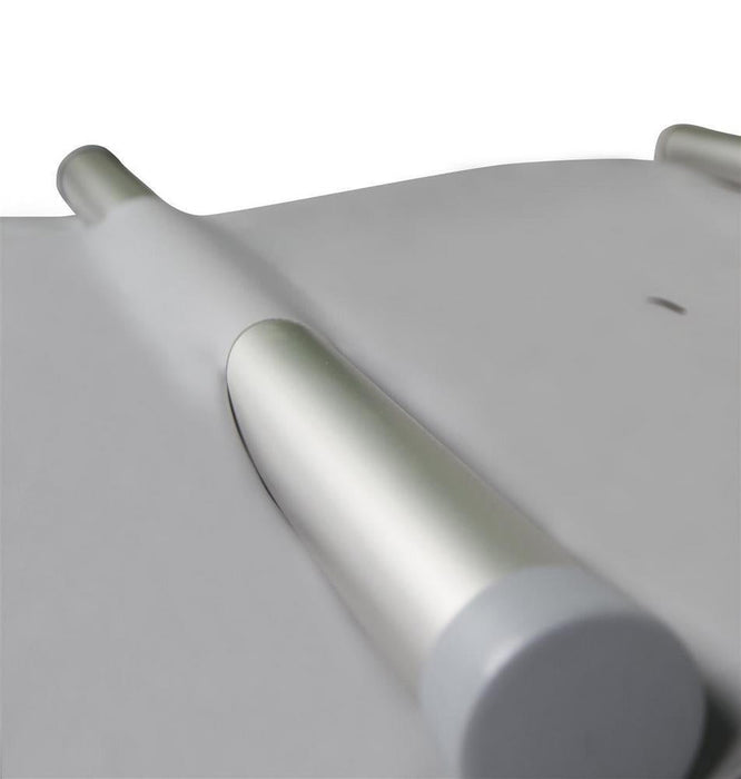 Poolabdeckung Stangenabdeckung STANDARD 800 x 400 cm I hellgrau I Keder