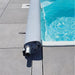 Poolabdeckung Stangenabdeckung STANDARD 800 x 400 cm I hellgrau I Keder