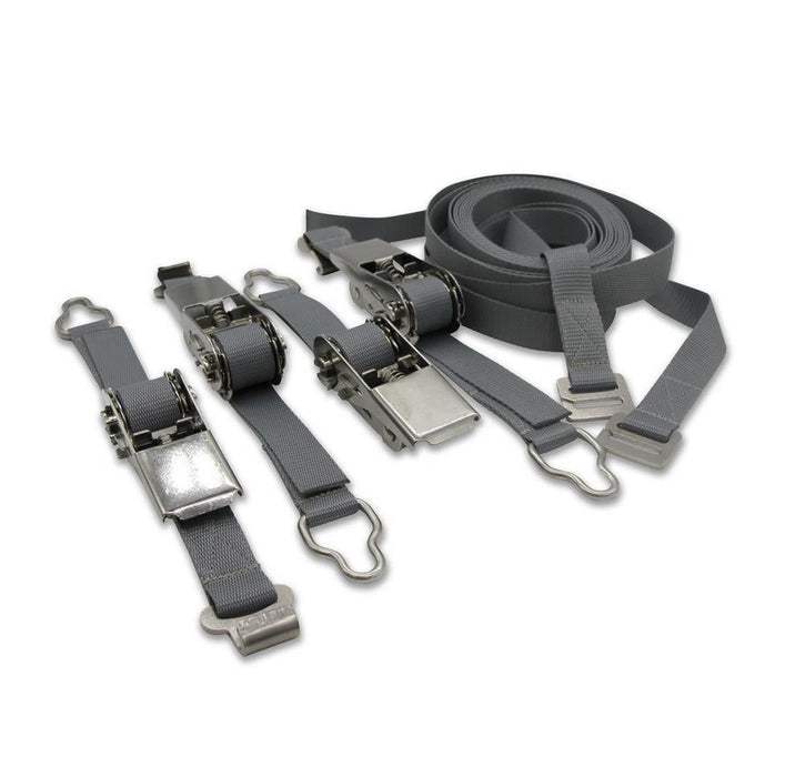 Poolabdeckung Stangenabdeckung STANDARD 800 x 400 cm I hellgrau I Keder