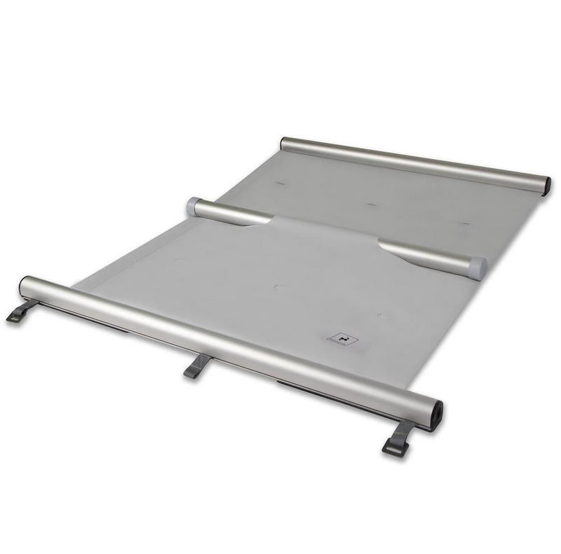 Poolabdeckung Stangenabdeckung STANDARD 800 x 400 cm I hellgrau I Keder
