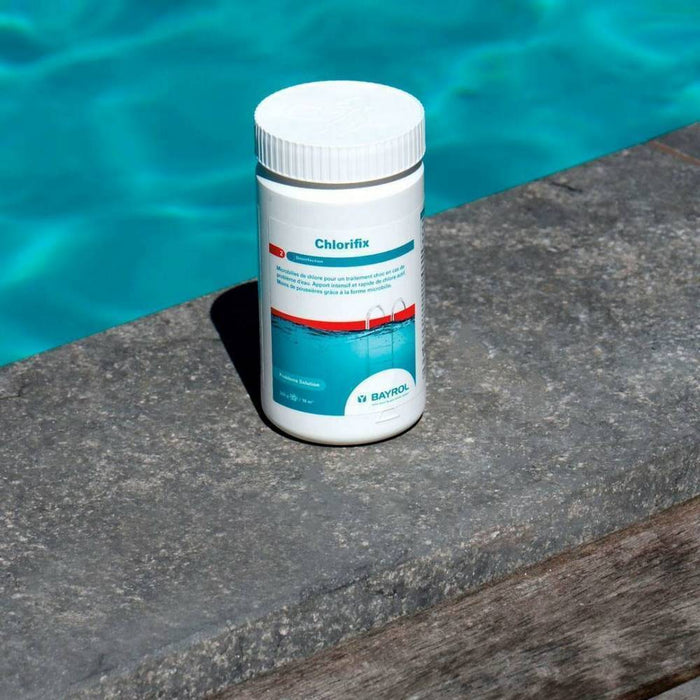 BAYROL Chlorifix® I 1 kg Dose I staubfreies Chlor Granulat