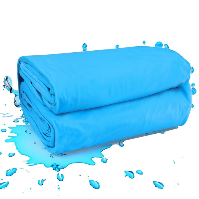 Poolfolie Rund Pool I 400 x 150 cm I 0,8 mm I blau I Rundbecken Rundpool