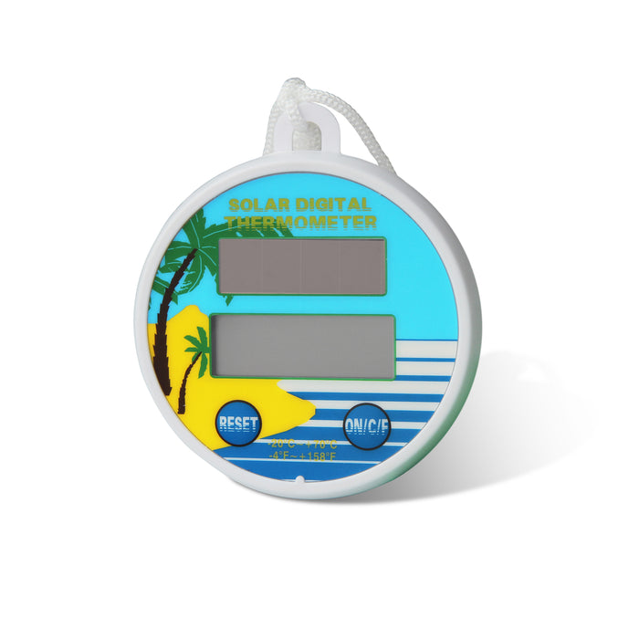 Poolthermometer solar | digital I schwimmendes Thermometer