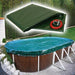 Poolabdeckung Ovalpool 916 x 460 cm I 180g