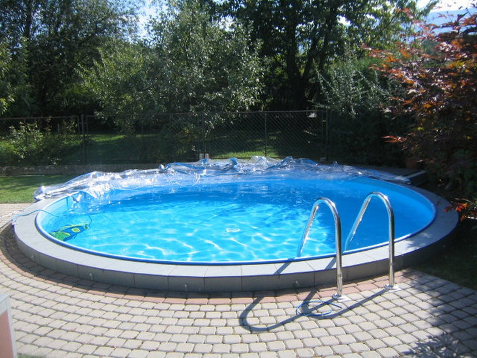 Cabrio Dome 525 - 530 x 320 cm I Oval Pool Überdachung