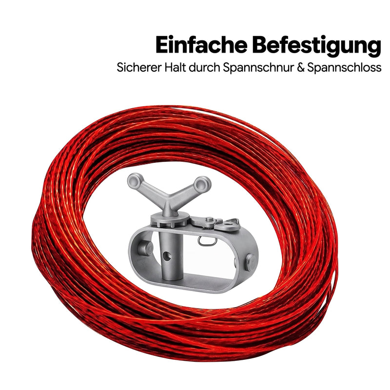Welo Überwinterungs-Set Rundpool Ø 300 cm Poolabdeckung mit Poolkissen I 90 g