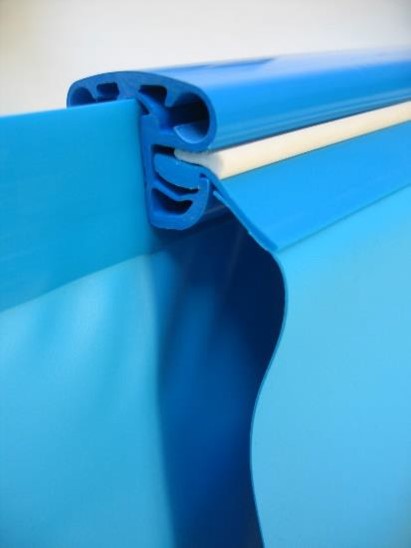 Pool Sicherheitsabdeckung Pro Tect Rundpool 400 cm blau