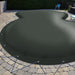 Aufblasbare Poolabdeckung Achtformpool 855 x 500 cm I Achtform 8,55 x 5 m I anthrazit (RAL7016)