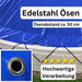 Aufblasbare Poolabdeckung Ovalpool 1100 x 550 cm I Oval Pool 11 x 5,5 m I blau (RAL5002) I mit Gummiseil