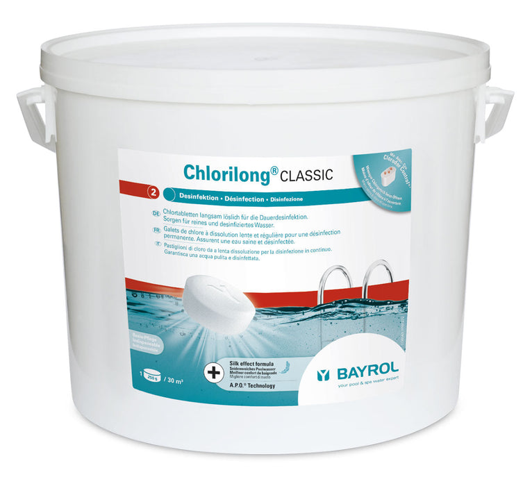 BAYROL Chlorilong® ULTIMATE7 I 10,2 kg Eimer I Chlor Tabletten