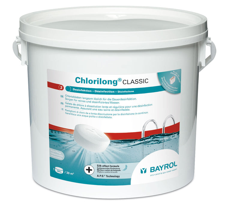 BAYROL Chlorilong® ULTIMATE7 I 4,8 kg Eimer I Chlor Tabletten