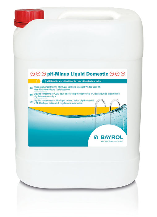 BAYROL pH-Minus Liquid Domestic I 20 Liter Kanister I pH Minus Flüssigkonzentrat