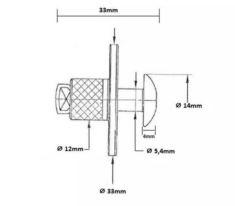 Bodenanker 12 mm versenkbar I für Holzflächen I Befestigung Pool Abdeckung