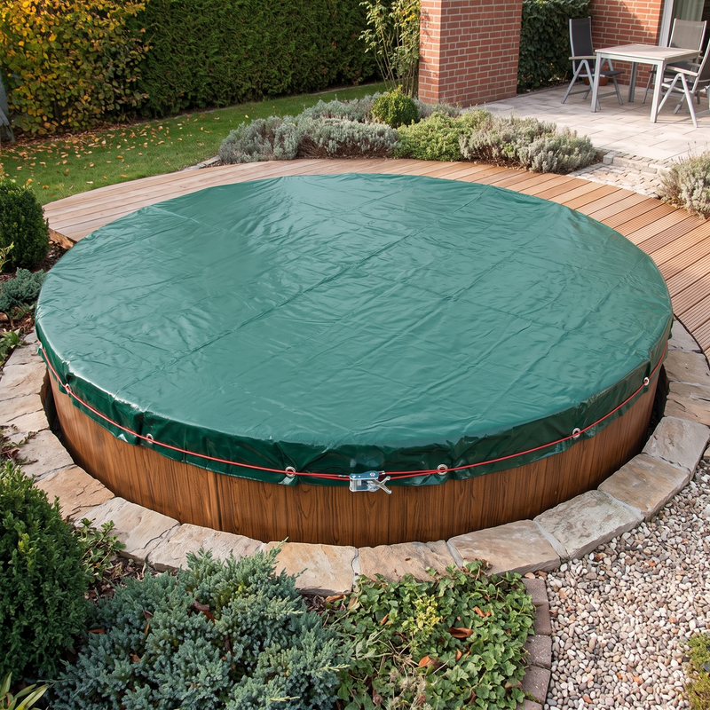 Poolabdeckung Rechteckpool 700 x 350 cm I 180g