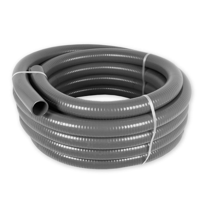 PVC Flexschlauch ECO für Poolverrohrung Ø 50 mm | 25 m Rolle | PN5 I grau