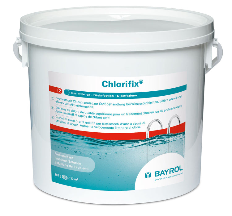 BAYROL Chlorifix® I 5 kg Eimer I staubfreies Chlor Granulat