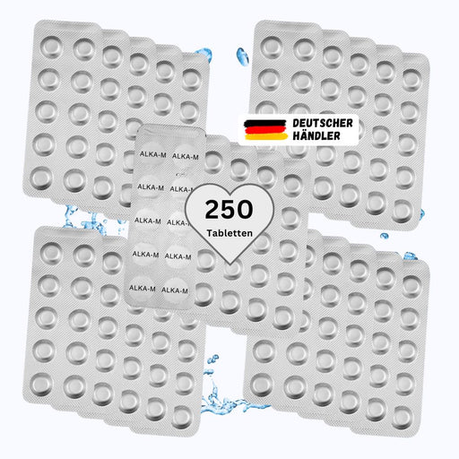 250 Test-Tabletten ALKA-M für elektrische Tester Photometer