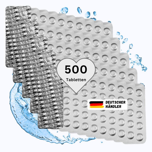 500 Test-Tabletten Cyanursäure CYA-Test für elektrische Tester Photometer